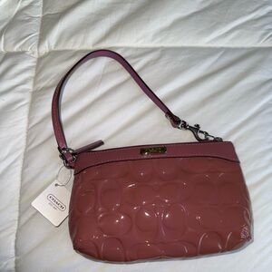 Coach Purple/Fusia color wristlet